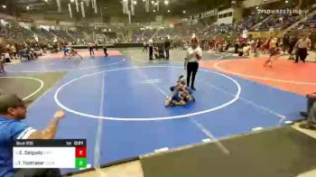 49 lbs Round Of 16 - Elliana Delgado, Fort Lupton vs Tanner Toothaker, Cedaredge Bruins