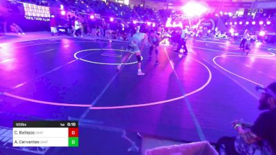 120 lbs Consi Of 16 #1 - Caleb Ballejos, Unattached vs Andres Cervantes, Unattached