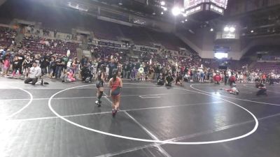 60.6-68.8 lbs Champ. Round 1 - EmmaJay Thibault, Bear Creek Jr. Wrestling vs Aria Lorenzo-DeHerrera, Duran Wrestling Club