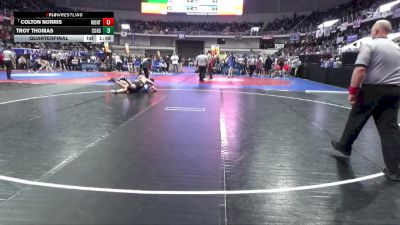 5A 175 lbs Quarterfinal - Colton Norris, Montevallo vs Troy Thomas, Corner