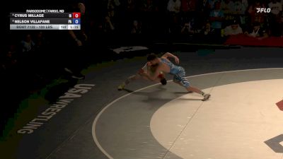 100 lbs 1st Place Match - Cyrus Millage, Iowa vs Nelson Villafane, Pennsylvania