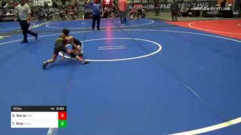 50 lbs Quarterfinal - Stephanie Garza, New Mexico Wolfpack vs Tory Rice, Weatherford Youth Wrestling