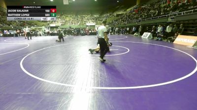 146 lbs Consi Of 16 #1 - Jacob Salazar, Yosemite vs Matthew Lopez, Garces Memorial