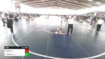 54 lbs Semifinal - DeShawn Doyle, NM Bad Boyz vs Julian Maximo, Tucson Cyclones