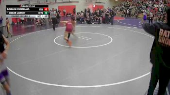 150 lbs Champ. Round 2 - Rohnon Cummings, White River vs Drake Larsen, Mountain View