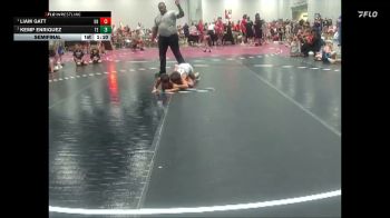 60-65 lbs Semifinal - Liam Gatt, Backyard Brawlers vs Kemp Enriquez, Takedown Elite