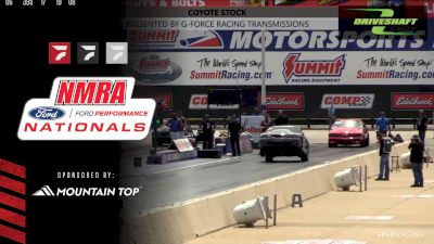 Dual Wheelies in Coyote Stock at NMRA Ford Performance Nationals