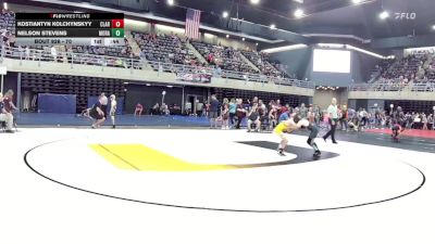 70 lbs Consi Of 8 #1 - Kostiantyn Kolchynskyy, Clarksburg vs Nelson Stevens, Moravia