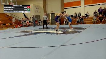 150 lbs Round 4 (6 Team) - Kade Riffel, Gypsum-Southeast Of Saline HS vs Holden Bowe, Highland-Doniphan West HS/Hiawatha HS/Troy HS