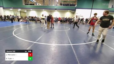 150 lbs Round Of 128 - Justyce Dale Mercado, HI vs Billy Tyler, VA