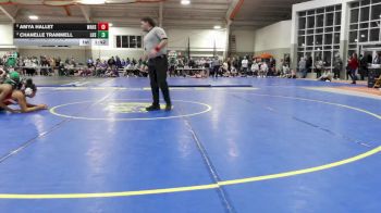 145 lbs Quarterfinal - Chanelle Trammell, Lebanon High School vs Amya Hallet, Wauseon High School