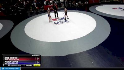 77 lbs Quarterfinal - Jace Cornish, Reign Wrestling Club vs Aaron Lopez, Red Wave Wrestling