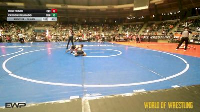 76 lbs Consi Of 32 #2 - Holt Ward, Cowboy Wrestling Club vs Cayson Delgado, Prime Wrestling