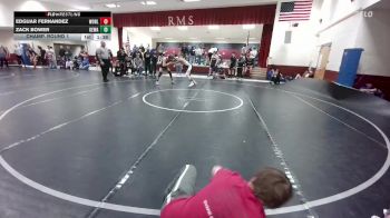 150 lbs Champ. Round 1 - Edguar Fernandez, Worland vs Zack Bower, Kelly Walsh