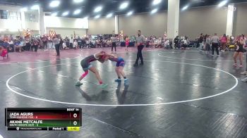 110 lbs Quarters & Wb (16 Team) - Jada Agurs, Team Diamond Fish vs Akane Metcalfe, South Dakota Heat