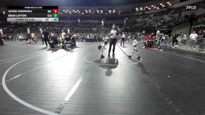 45 lbs Consi Of 8 #2 - Jaxon Churchill, Red Nose vs Dean Layton, Clearview