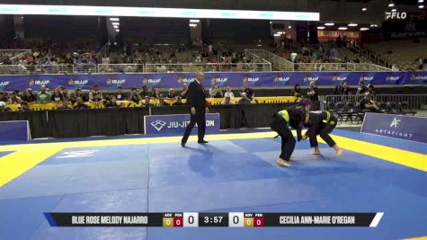 Cecilia Ann-Marie O'Regan vs Blue Rose Melody Najarro 2026 Pan Kids Jiu-Jitsu IBJJF Championship