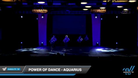 Power of Dance - Aquarius [2022 Junior - Pom Day 1] 2022 ASCS Wisconsin Dells Dance Grand Nationals and Cheer Showdown