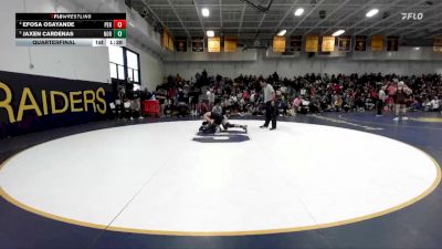 175 lbs Quarterfinal - Jaxen Cardenas, Norco vs Efosa Osayande, Peninsula