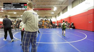 138 lbs 5th Place - Ian Spencer, Keene vs Dominic Stamp, Bishop Guertin