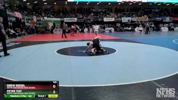 103 lbs Cons. Round 3 - Drew Riedel, South Anchorage High School vs Peter May, South Anchorage High School