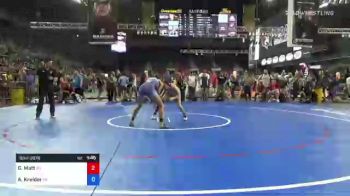 117 lbs Round Of 32 - Gennaveve Matt, Ohio vs Anna Kreider, Pennsylvania