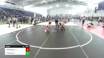 144 lbs Quarterfinal - Jayden Rodriguez, Spring Valley HS vs Carlos Miranda, Williams Field