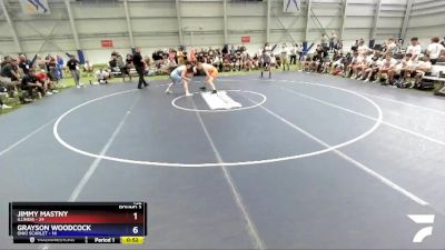 152 lbs Round 3 (8 Team) - Jimmy Mastny, Illinois vs Grayson Woodcock, Ohio Scarlet