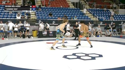 157 lbs Cons. Quarters - Jayden Dela Rosa, California vs Dominic Way, West Virginia