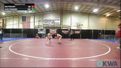 126 lbs Rr Rnd 3 - Mia Phillips, CacheWrestlingClub vs Alex Pomares, Duncan Demon Wrestling