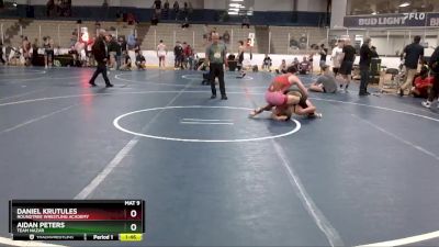 145 lbs Cons. Round 7 - Aidan Peters, TEAM NAZAR vs Daniel Krutules, Roundtree Wrestling Academy