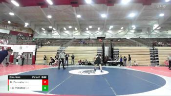 285 lbs Cons. Semi - Carlos Posadas, Lawrence North Wrestling Club vs Maximus Forrester, Brownsburg