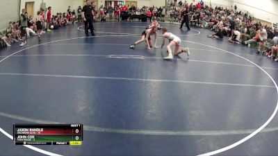 90 lbs Quarterfinals (8 Team) - Jaxon Randle, Oklahoma Elite vs John Cox, Team Rogue