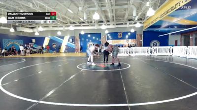 285 lbs Round 2 (8 Team) - Liam Higgins, Alpha Dogs vs Dallen Thompson, Oakleaf WC