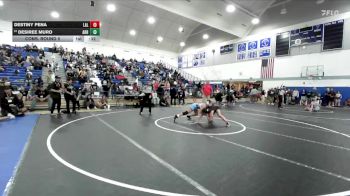130 lbs Cons. Round 5 - Destiny Pena, Los Alamitos vs Desiree Muro, Arroyo