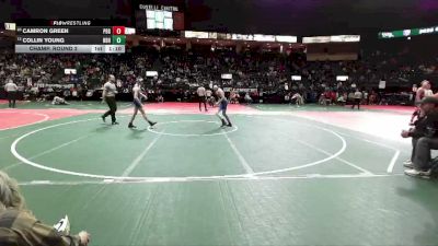 126 lbs Champ. Round 2 - Collin Young, NBHA vs Camron Green, PBG1