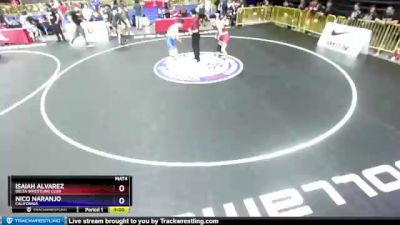 160 lbs Champ. Round 2 - Isaiah Alvarez, Delta Wrestling Club vs Nico Naranjo, California