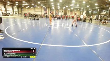 100 lbs Rd# 10- 4:00pm Saturday Final Pool - Benjamin Proper, Terps Xtreme vs Easton Bylin, Aggression Legionaries