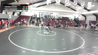133 lbs Cons. Semi - Brandon Garner, Eureka vs Isaac Gawronski, Westminster