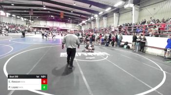 77 lbs Rr Rnd 2 - Elias Rascon, Badlands WC vs Preston Lopez, Badlands WC