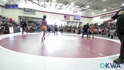 119 lbs Rr Rnd 2 - Elijah Crane, Midwest City Bombers Youth Wrestling Club vs Erik Marquez, OKC Saints Wrestling