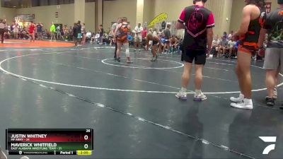 165 lbs Round 4 (6 Team) - Justin Whitney, MF Army vs Maverick Whitfield, East Alabama Wrestling Team