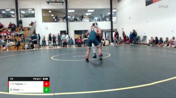 174 lbs Cons. Round 1 - Trey Tobias, Trine University vs Brandon Kiser, West Liberty