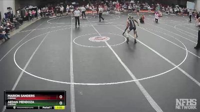 1A/2A 145 Quarterfinal - Aedan Mendoza, Chesnee vs Marion Sanders, Cheraw