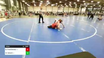 113 lbs Consi Of 32 #1 - Bryson Frentheway, WY vs Mason Kelsch, OH