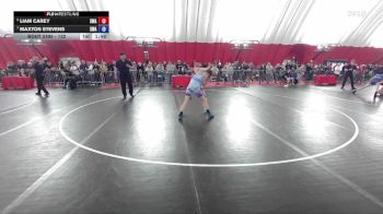 132 lbs Semifinal - Liam Carey, Sarbacker Wrestling Academy vs Maxton Stevens, Sarbacker Wrestling Academy