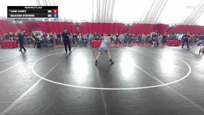 132 lbs Semifinal - Liam Carey, Sarbacker Wrestling Academy vs Maxton Stevens, Sarbacker Wrestling Academy