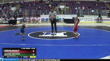 47/50 Round 1 - Connor Bradley, Waverly Wrestling Club vs Hunter Mattison, Ride Out Wrestling