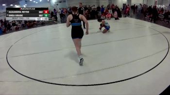 110 lbs 1st Place Match - Alejandra Reyes, Johnson County Central vs Drea Kruse, The Best Wrestler