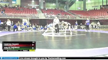 135 lbs Round 5 (8 Team) - Evelyn Theobald, Seward Girls vs Mariyah Franco, Grand Island JV